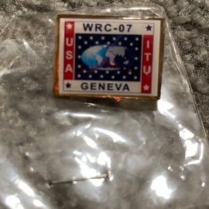 USA ITU WRC-07 GENEVA NASA PIN - NEW